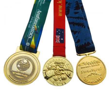 Crea medallas de oro personalizadas para eventos especiales y competiciones.