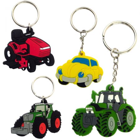 Custom Design Rubber Keychain - Create custom rubber keychains for promotional giveaways.