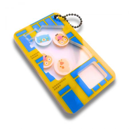 Anime acryl shaker charme sleutelhanger.