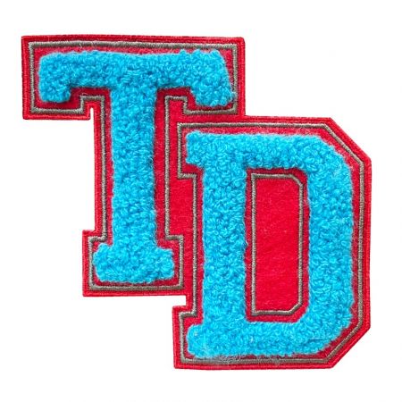 Benutzerdefinierte Chenille-Buchstaben.