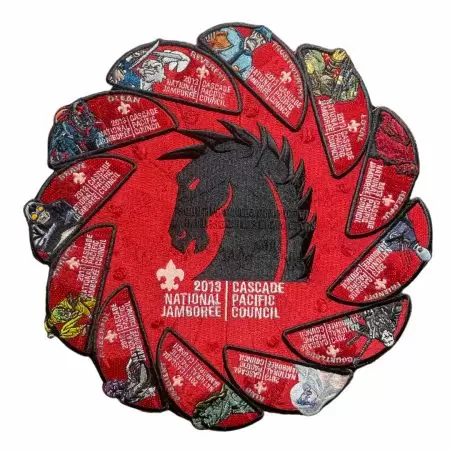 Large Embroidered Patch - Design a large embroidered patch to showcase detailed artwork.