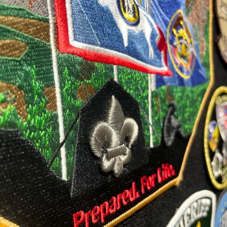 Create huge patches for jackets that highlight your brand or message.