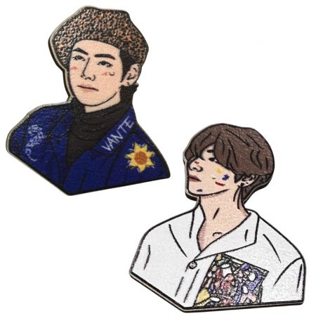 Индивидуальные деревянные значки.