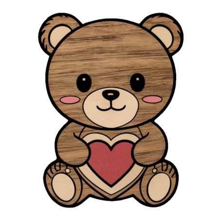 맞춤형 나무 배지 - Star Lapel Pin의 나무 배지는 친환경적이며 고객의 로고로 맞춤 제작할 수 있습니다.