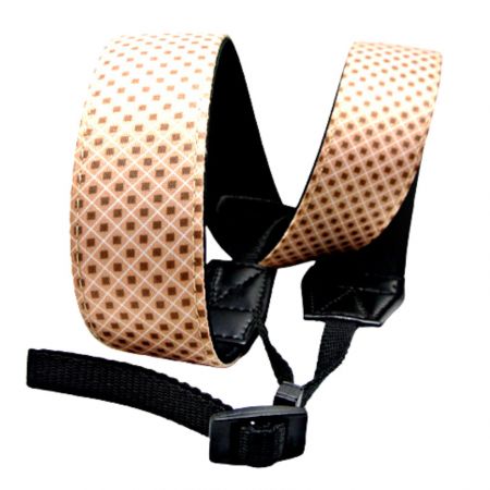 Tiras de câmera personalizadas podem ser impressas em serigrafia ou transferidas por calor.