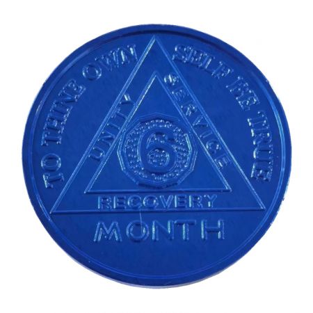 Wholesale AA Chips and Sobriety Coins - Open design sobriety coins.