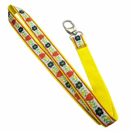 Double Layers Personalized Lanyards - High quality double layers lanyards comes in two layers of material.