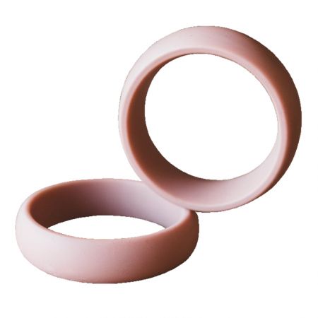 Personalized silicone rings.