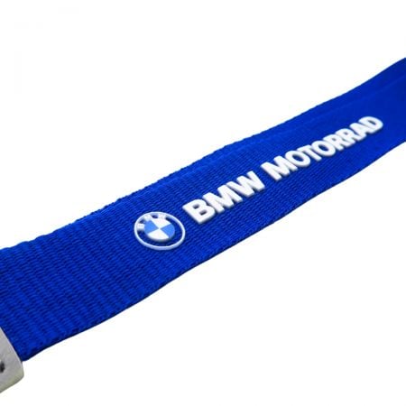 Create a custom 3D lanyard with embossed logos or text for a bold and eye-catching design.