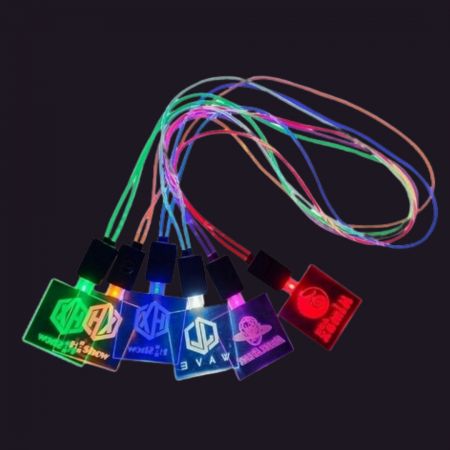 Stand out in the crowd with an LED lanyard, featuring bright lights that make it perfect for night events or festivals.