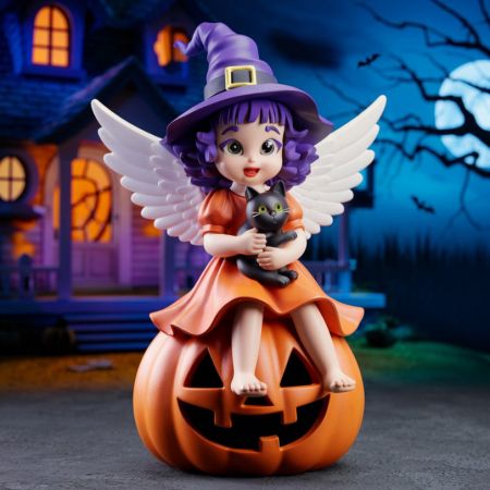 Adembenemende Halloween-figuren - Halloween-thema PVC-figuur.