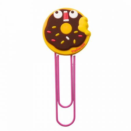 These PVC bookmarks with paper clips are customizable and durable, making them perfect for branding or promotional giveaways.