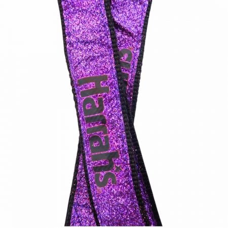 Custom polyester glitter lanyards allow brands to showcase logos in a vibrant way.