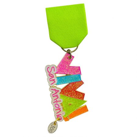 Tilpassede San Antonio-medaljer.