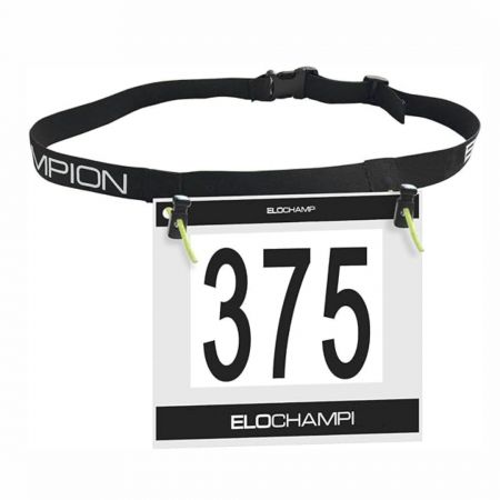 A marathon running belt provides storage for gels, keys, and water on long runs.