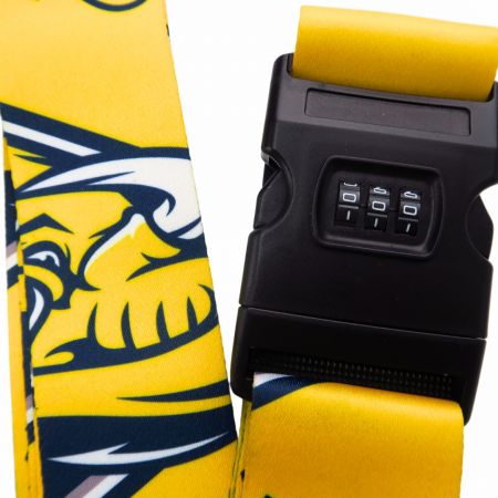 Justerbare koffertstropper sikrer en tett passform og gir et personlig preg til bagasjen din.