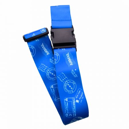 Bagasjebeltet hjelper med å holde kofferten din lukket og gir ekstra sikkerhet under reisen.