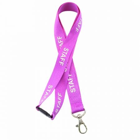 Customize your silk screen branded lanyards to enhance brand visibility and recognition.