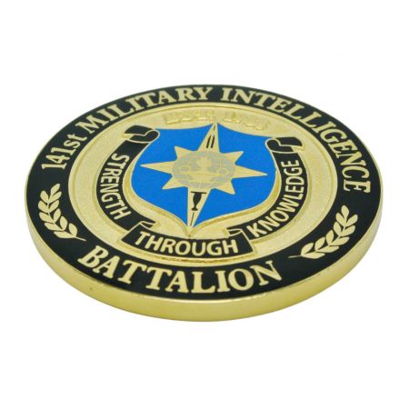 Personalized Gold Coins - Personalized gold coins with sandblasting.