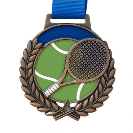 Skræddersyede tennismedaljer.