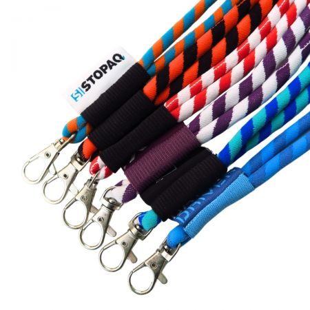 Las cintas redondas trenzadas ofrecen un diseño elegante, similar a una cuerda, que añade un aspecto profesional.