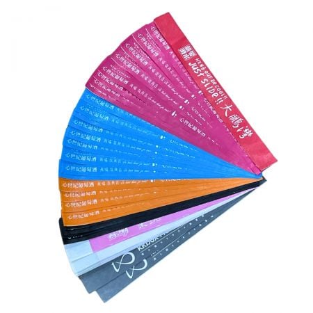 These wristbands are cost-effective and perfect for single-day use at festivals or parties.