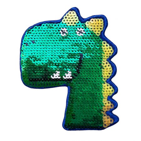 Sparkle Sequin Iron-On Patches - Personalized sparkly patches.