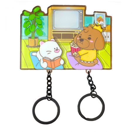 Suporte de chave de parede para casais de acrílico - Suportes de chave de parede de acrílico oferecem uma solução elegante e moderna para organizar suas chaves.