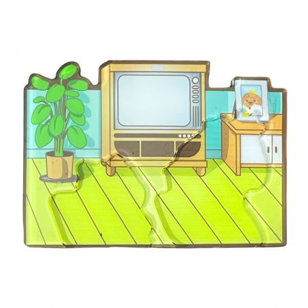 Suportes de chave magnéticos de acrílico oferecem um design minimalista com ímãs embutidos para segurar as chaves com segurança.