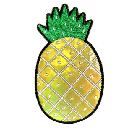 Egendefinerte iriserende fargede holografiske lapper.