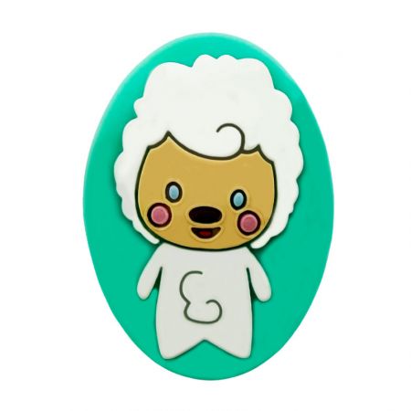 Egyedi 2D PVC kitűző.