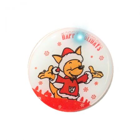 Pin LED personalizado para o Halloween.