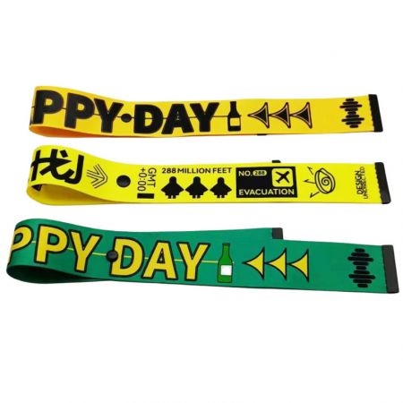 自転車用のパーソナライズされた吊りリボン。