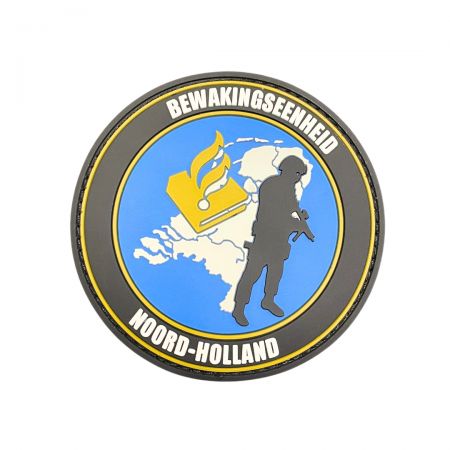 कस्टम पुलिस PVC वेल्क्रो पैच विभाग के लोगो, नाम या नारे को जीवंत रंगों और 3D प्रभावों के साथ प्रदर्शित कर सकते हैं।