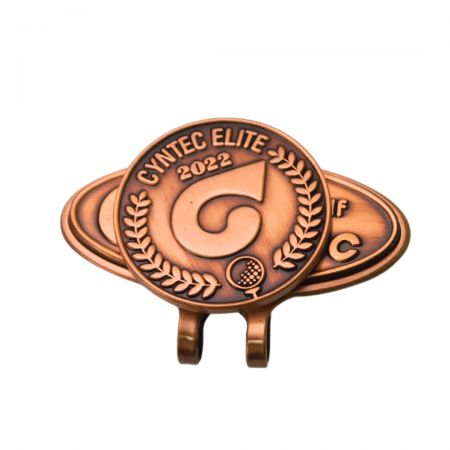 Hat Clip With Ball Marker - Create a custom hat clip with a ball marker for golfers.