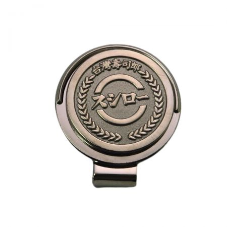 Gestalten Sie Ihren eigenen benutzerdefinierten Hutclip-Golfmarker, um Ihren Stil zu ergänzen.