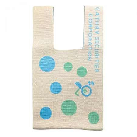 Design skræddersyede strikkede håndleds-tasker med personlige farver og designs.