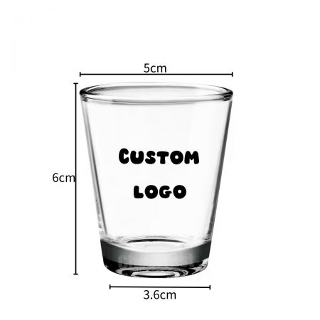 Verres à shot personnalisés - Concevez des verres à shot personnalisés avec des logos ou des œuvres d'art uniques.