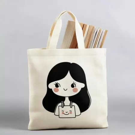 Räätälöidyt kankaiset laukut ovat täydellisiä päivittäisiin ostoksiin tai tapahtumiin.