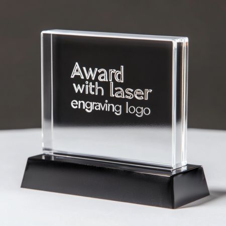 Acrylic Trophy - Design a custom acrylic trophy for competitions or awards.