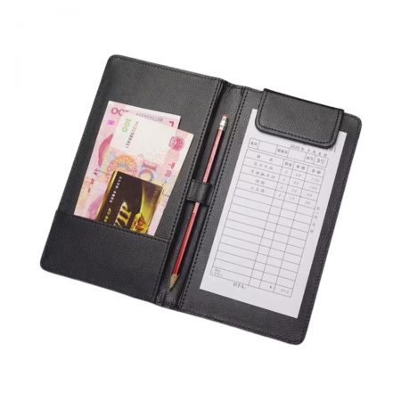 Individuelle Rechnungspräsentatoren für Restaurants verbessern die Präsentation des Services.