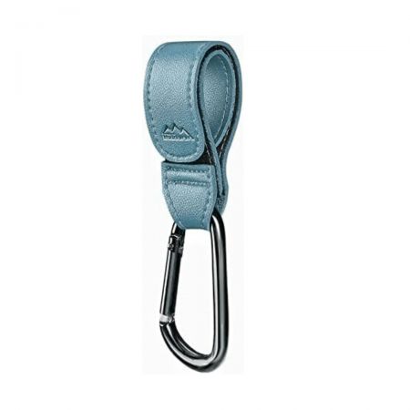 Custom Leather Stroller Hooks - Custom leather stroller hooks combine style and strength.