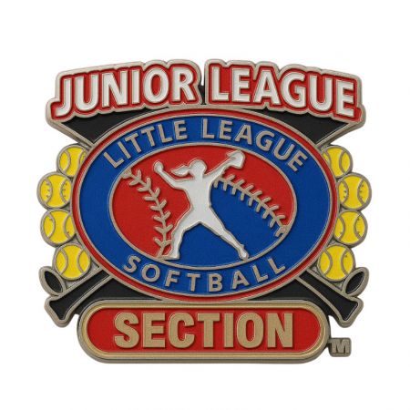 Star Lapel Pin signaturstilar för softball trading pins.