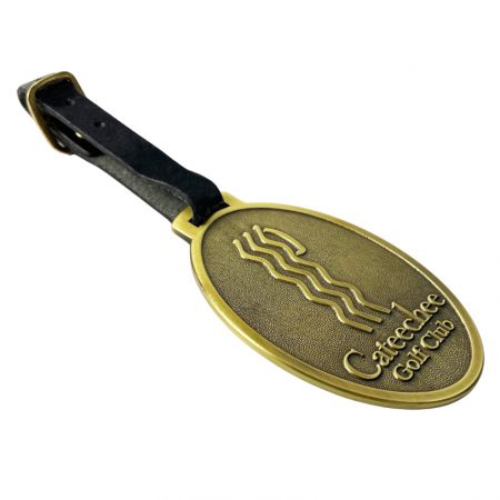 Étiquettes de golf personnalisées.