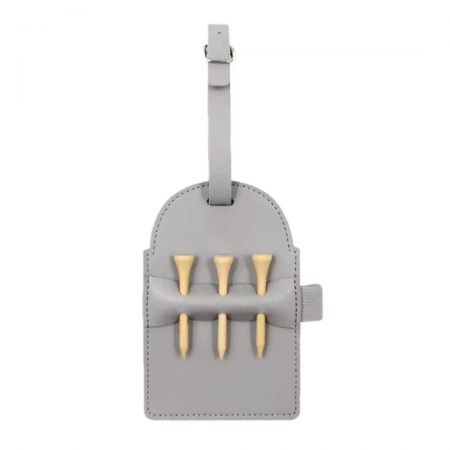 Personalisierter Leder-Golf-Tee-Halter ist ein tolles Geschenk.