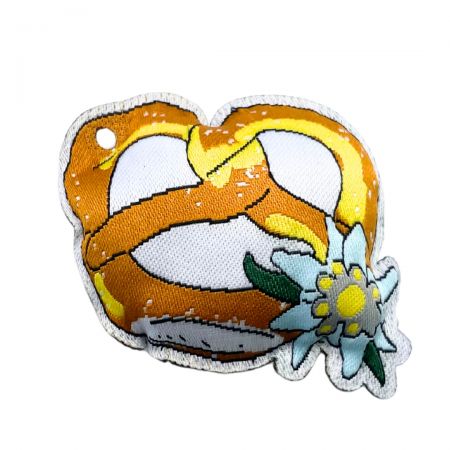 Las etiquetas tejidas personalizadas son ideales para la marca de ropa o regalos.