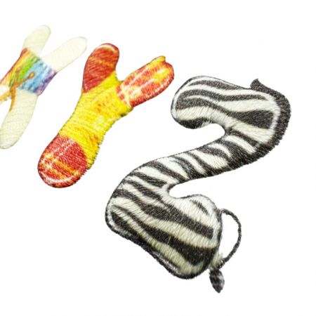 Smartprint embroidery patch.