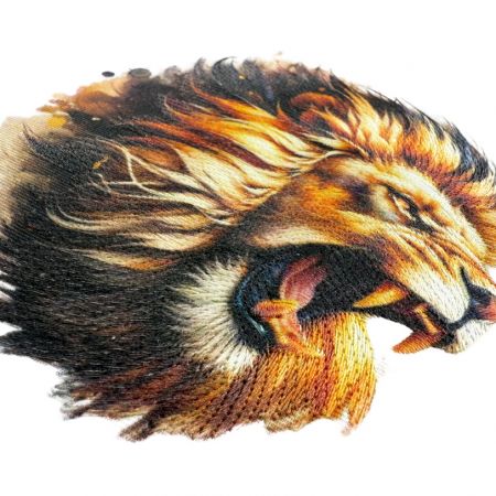 Broderad patch fabrik.