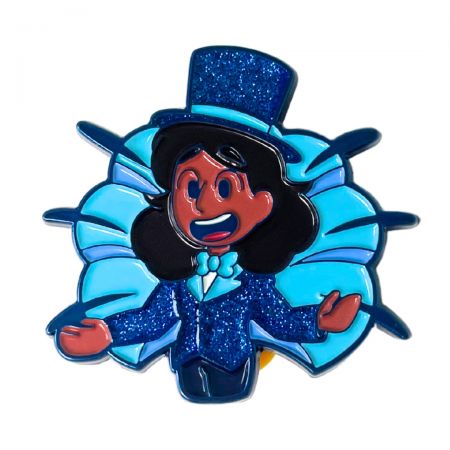 Erschaffe einen einzigartigen Look, indem du deine eigenen Steven Universe Logo-Anstecknadeln anpasst.