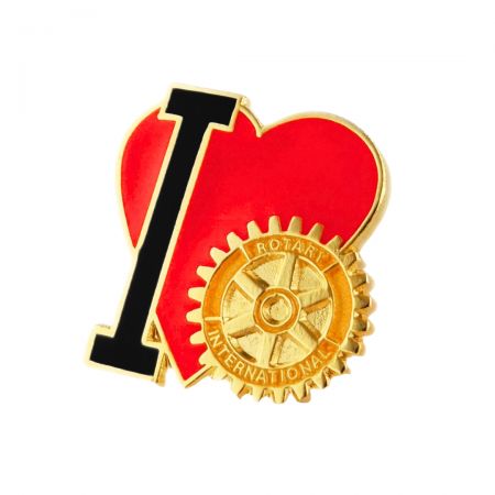 Crea tu propio pin rotativo personalizado para un look único.